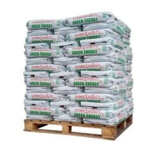 GRANULÉS D'ÉNERGIE VERTE – PALETTE DE 65 SACS DE 15 KG