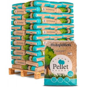 Granulés de bois – 100 % bois tendre EN Plus A1 – 64 sacs de 15 kg