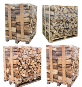 4 – PALETTES (2 CHÊNE BLANC + 2 HÊTRE/HAAM) – PIÈCES DE BOIS DE 40 CM