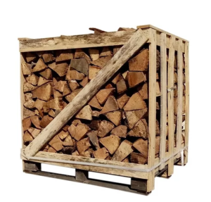 Bois de chauffage – 45 cm – sec – Mélange d'essences – Palette 1 m³ – 1,3 mètre cube