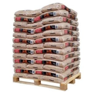 Excellents pellets – 65 sacs de granulés de bois (15 kg/sac)
