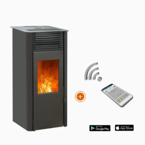 Poêle à pellets EMAFLAM REVA – 9 kW Wi-Fi